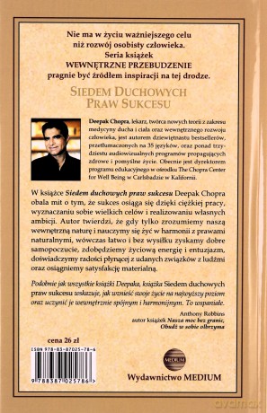 Siedem duchowych praw sukcesu wydanie 2 - Chopra Deepak [KSIĄŻKA]