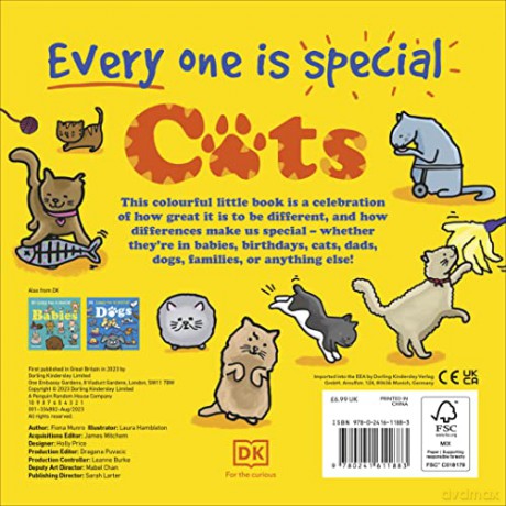 Every One Is Special Cats - Fiona Munro [KSIĄŻKA]