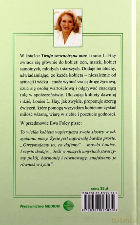 Twoja wewnętrzna moc wydanie 2 - Hay Louise L. [KSIĄŻKA]
