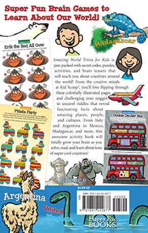 Amazing World Trivia For Kids - Vicki (Ed) Whiting [KSIĄŻKA]