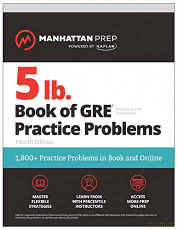 5 Lb Book Of Gre Practice Problems Fourt - Manhattan Prep [KSIĄŻKA]