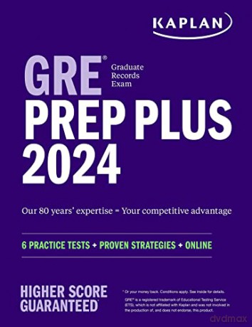 Gre Prep Plus 2024 - Kaplan Test Prep [KSIĄŻKA]