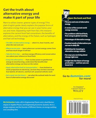 Alternative Energy For Dummies - Rik Degunther [KSIĄŻKA]