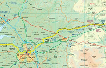 Hadrians Wall Path National Trail/Map - Collins Maps [KSIĄŻKA]