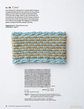 55 Fantastic Japanese Knitting Stitches - Kotomi Hayashi [KSIĄŻKA]