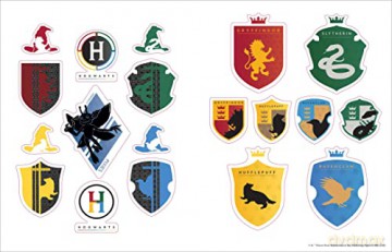 Harry Potter World Of Stickers - Thunder Bay Press Ed [KSIĄŻKA]