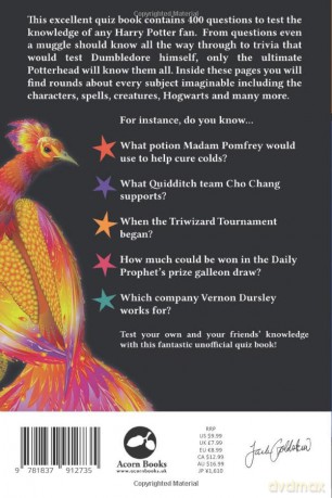 Harry Potter The Ultimate Quiz Book - Jack Goldstein [KSIĄŻKA]