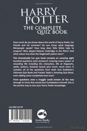Harry Potter The Complete Quiz Book - Jack Goldstein [KSIĄŻKA]