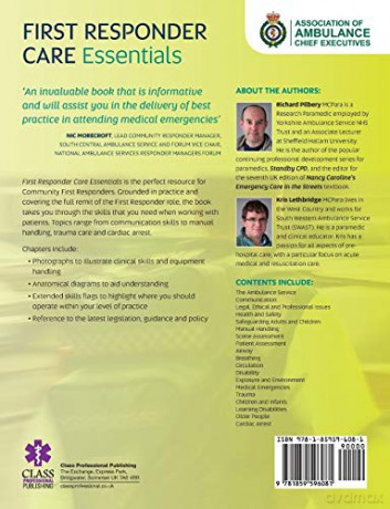 First Responder Care Essentials - Richard Pilberry [KSIĄŻKA]