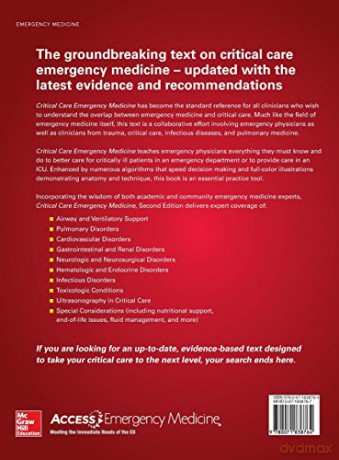 Critical Care Emergency Medicine - D Farcy [KSIĄŻKA]