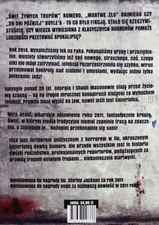 Przegląd Końca Świata: FEED - Grant Mira [KSIĄŻKA]