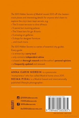 500 Hidden Secrets Of Madrid [KSIĄŻKA]