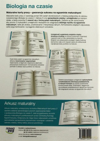 Biologia PG BIOLOGIA NA CZASIE ZR cz. 2 Maturalne karty pracy [KSIĄŻKA]