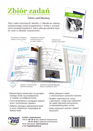 Fizyka PG ZP Zbiór zadań Mendlów [KSIĄŻKA]