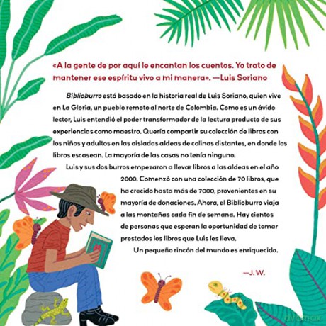 Biblioburro Spanish Edition - Jeanette Winter [KSIĄŻKA]