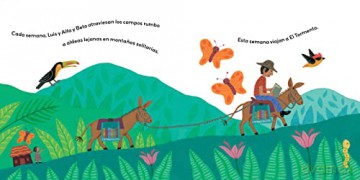 Biblioburro Spanish Edition - Jeanette Winter [KSIĄŻKA]