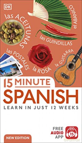 15 Minute Spanish Learn In 12 Weeks - Dk [KSIĄŻKA]