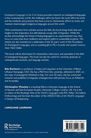 Endangered Languages In The 21st Century - Eda Derhemi [KSIĄŻKA]