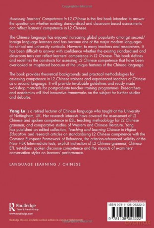 Assessing Learners Competence In L2 - Lu [KSIĄŻKA]