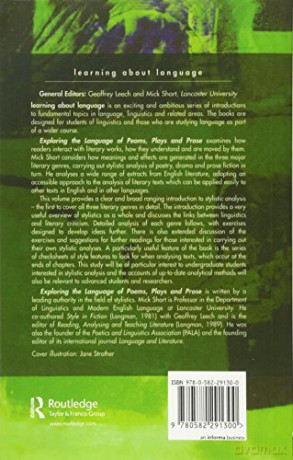 Exploring The Language Of Poems Plays Pr - Mick Short [KSIĄŻKA]