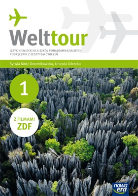Język niemiecki PG Welttour cz. 1 Podręcznik z zeszytem ćwiczeń oraz płytami CD i DVD [KSIĄŻKA]+[CD]+[DVD]
