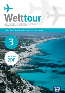 Język niemiecki PG Welttour cz. 3 Podręcznik z zeszytem ćwiczeń oraz płytami CD i DVD [KSIĄŻKA]+[CD]+[DVD]