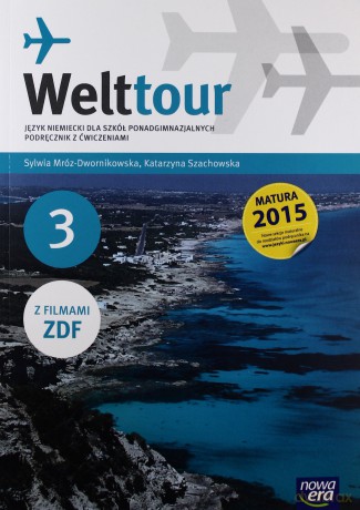 Język niemiecki PG Welttour cz. 3 Podręcznik z zeszytem ćwiczeń oraz płytami CD i DVD [KSIĄŻKA]+[CD]+[DVD]
