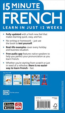 15 Minute French Learn In Just 12 Weeks - Dk [KSIĄŻKA]