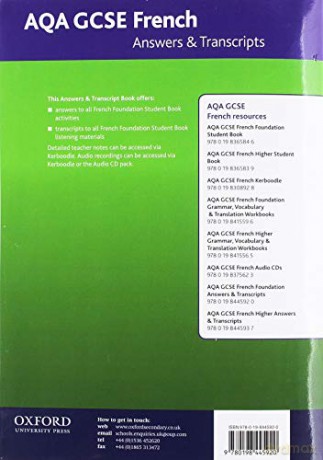 Aqa Gcse French Key Stage Four Aqa Gc [KSIĄŻKA]
