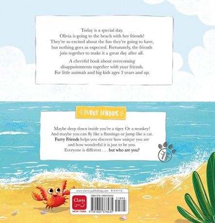 Furry Friends. Olivia Goes To The Beach [KSIĄŻKA]