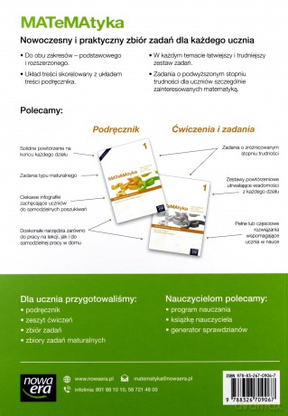 Matematyka PG MATeMAtyka ZPiR kl. 1 zbiór zadań [KSIĄŻKA]