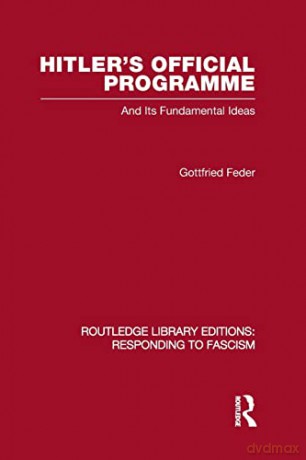 Hitlers Official Programme Rle Res - Feder [KSIĄŻKA]