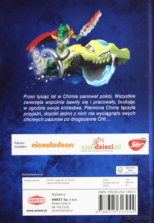 Lego Legends of Chima. Lwy kontra Krokodyle [KSIĄŻKA]