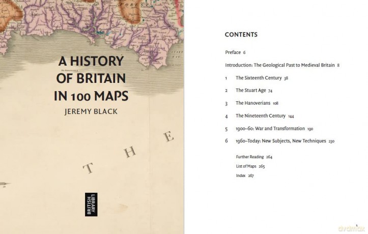 History Of Britain In 100 Maps - Jeremy Black [KSIĄŻKA]