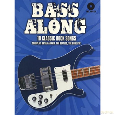 Bass Along 10 Classic Rock Songs Bass Gu [KSIĄŻKA]