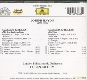 Lpo Jochum: Haydn:Syms 94+101 [CD]