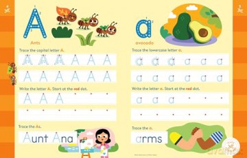 Brain Quest Learn To Write Letters [KSIĄŻKA]