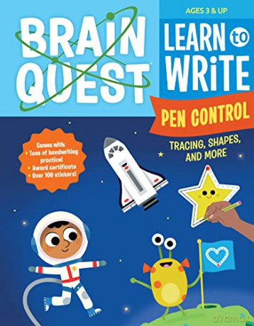 Brain Quest Learn To Write Pen Control T [KSIĄŻKA]