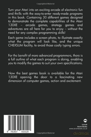 Atari 130xe Games Book - Richard Woolcock [KSIĄŻKA]