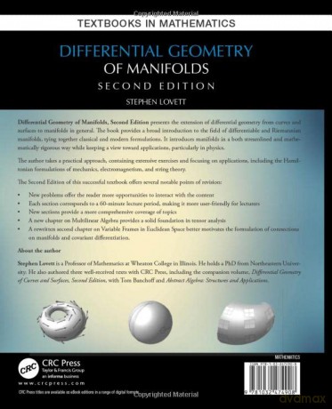 Differential Geometry Of Manifolds - Stephen Lovett [KSIĄŻKA]