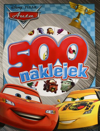 Disney. Auta. 500 Naklejek [KSIĄŻKA]