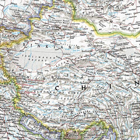 Asia Pol Flat Map Lam Ng - Unknown [KSIĄŻKA]