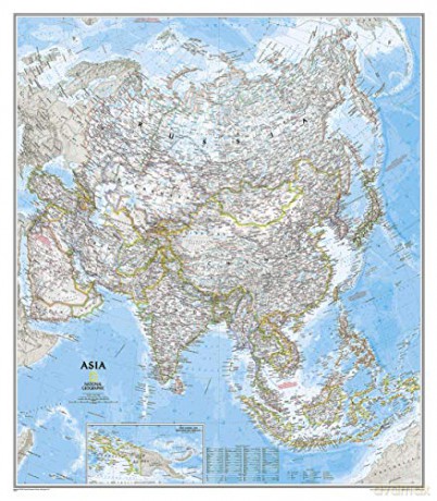 Asia Pol Flat Map Lam Ng - Unknown [KSIĄŻKA]