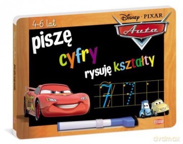 Disney. Auta. Piszę Cyfry, Rysuję Kształty [KSIĄŻKA]