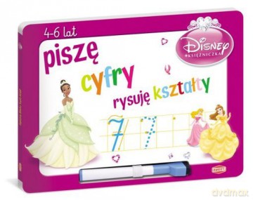 Disney. Księżniczka. Piszę Cyfry, Rysuję Kształty [KSIĄŻKA]