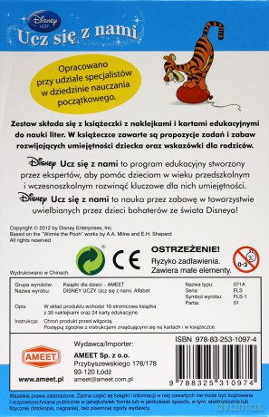 Disney. Ucz Się Z Nami. Alfabet - Zestaw [KSIĄŻKA]