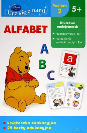 Disney. Ucz Się Z Nami. Alfabet - Zestaw [KSIĄŻKA]
