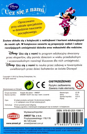 Disney. Ucz Się Z Nami. Liczenie - Zestaw [KSIĄŻKA]