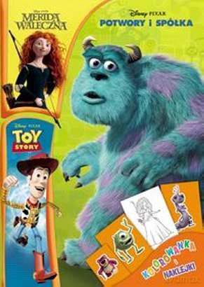 Disney/Pixar Filmy - Kolorowanka i naklejki. [KSIĄŻKA]