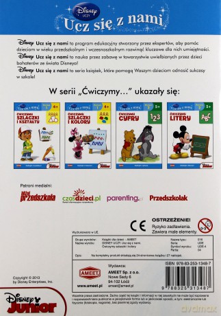 Klub Przyjaciół Myszki Miki. Ćwiczymy Szlaczki I Kolory [KSIĄŻKA]